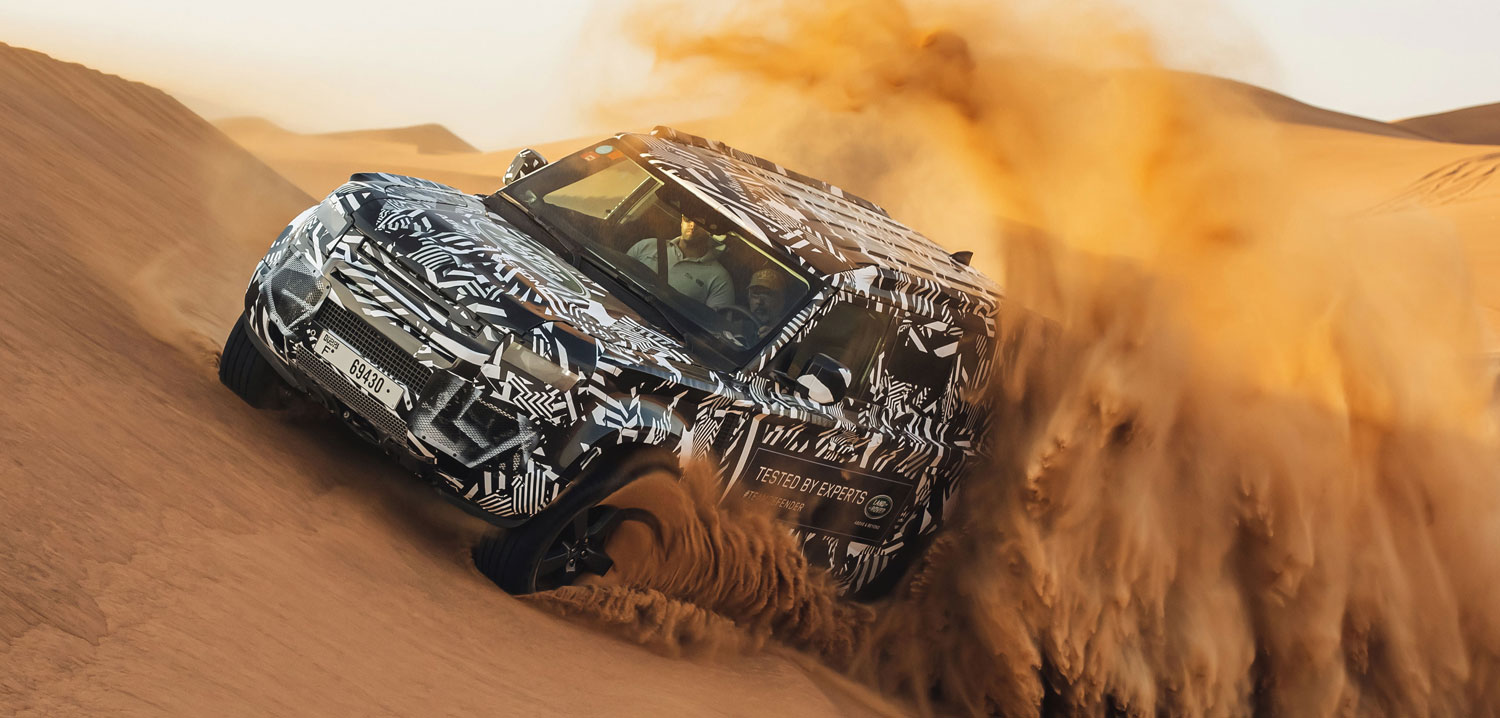 Red Cross Experts Test Land Rover Defender In Dubai Automotive Testing Technology International