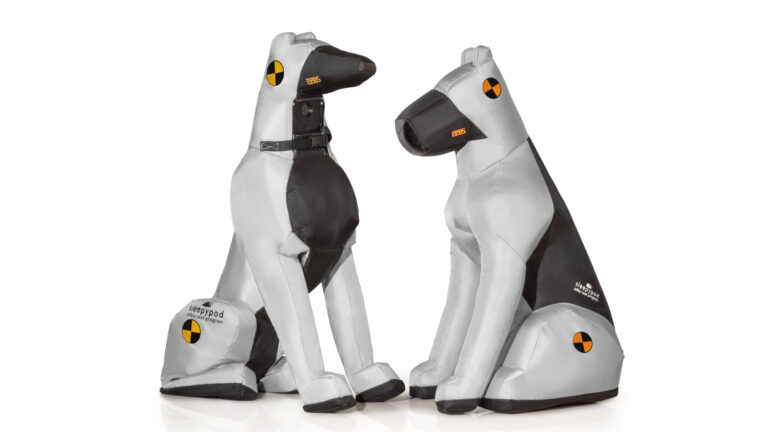 New Sleepypod crash dogs test the efficacy of car safety restraints