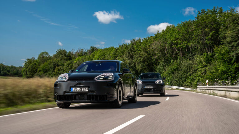 Electric Porsche Cayenne hits the roads for real-world testing