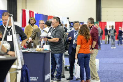 Many exhibited at the expo to showcase newly developed solutions and discuss facility updates