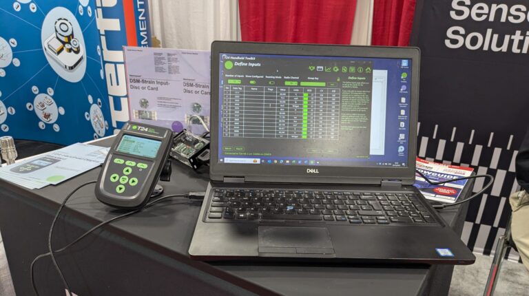 The T24-HK-S Wireless Telemetry Handheld Display from Mantracourt.