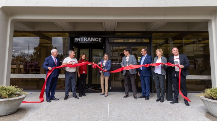 Cummins reopens its technical center hub in Columbus, Indiana.