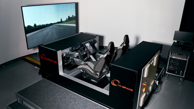 VI-grade’s new simulator combines a flexible interior simulation system with real-time driving simulation capabilities to optimize HMI designs in a realistic virtual environment.