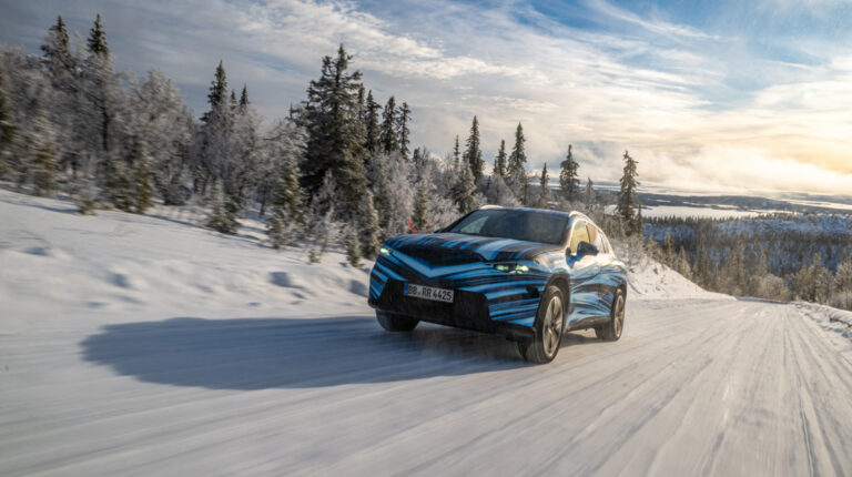 Mercedes-Benz all-electric GLC undergoes sub-zero testing